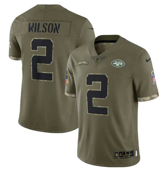 Men's New York Jets #2 Zach Wilson 2022 Olive Salute To Service Limited Stitched Jersey,We sell and wholesale Men's New York Jets #2 Zach Wilson 2022 Olive Salute To Service Limited Stitched Jersey on line form chian!